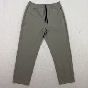 Public Rec Gamechanger Rec Pants Mens 34X28 Gray Stretch Athletic Zip Pockets